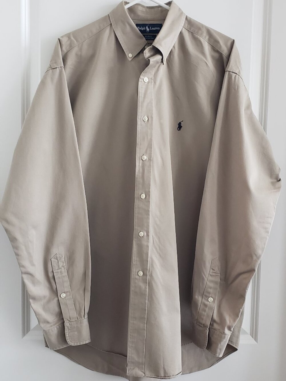 Men's Ralph Lauren Light Tan Blake Shirt- Sz L